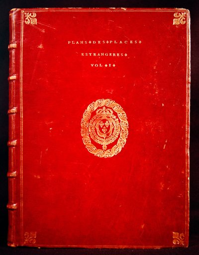 Atlas af Ludvig XIV. Udenlandske siddepladser, bind 1, 1665 (læder) af French School